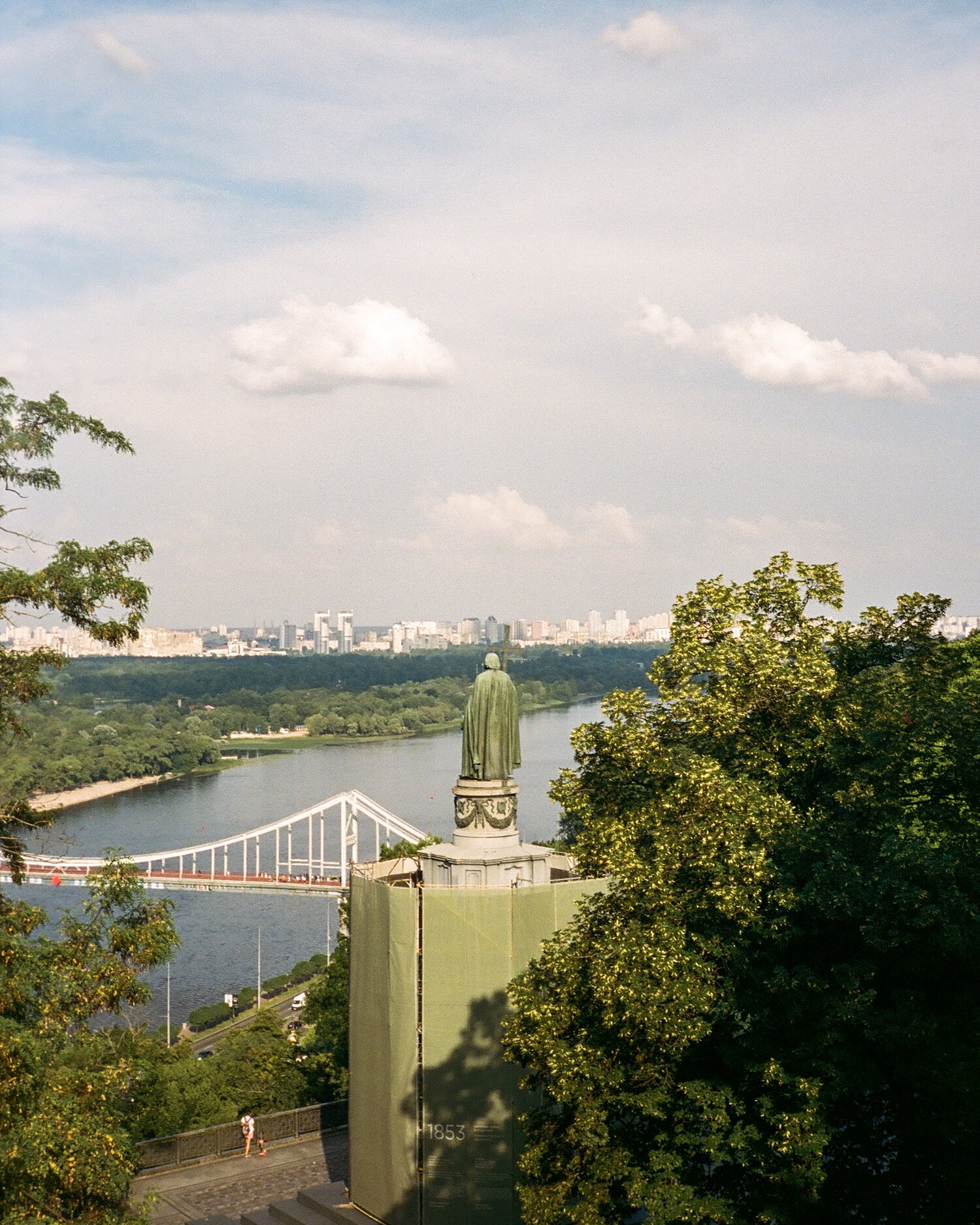 Der Dnipro vom Wolodymyr-Hügel