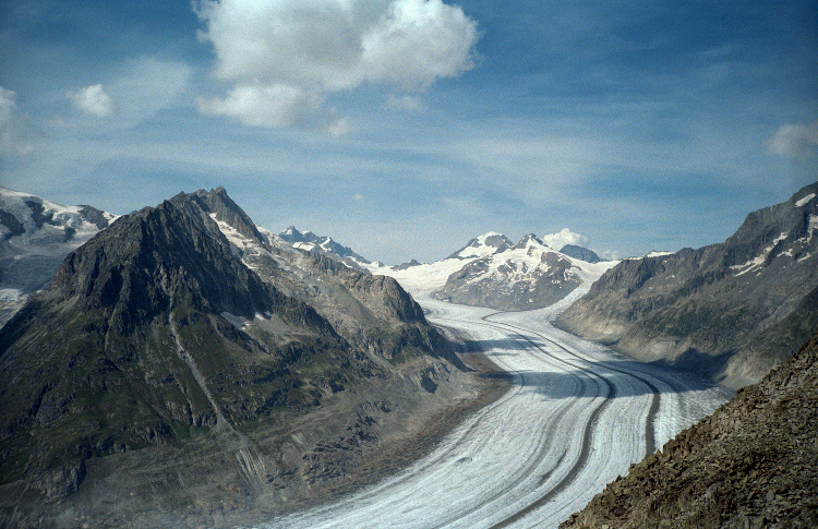 Aletsch Glacier Switzerland Valais