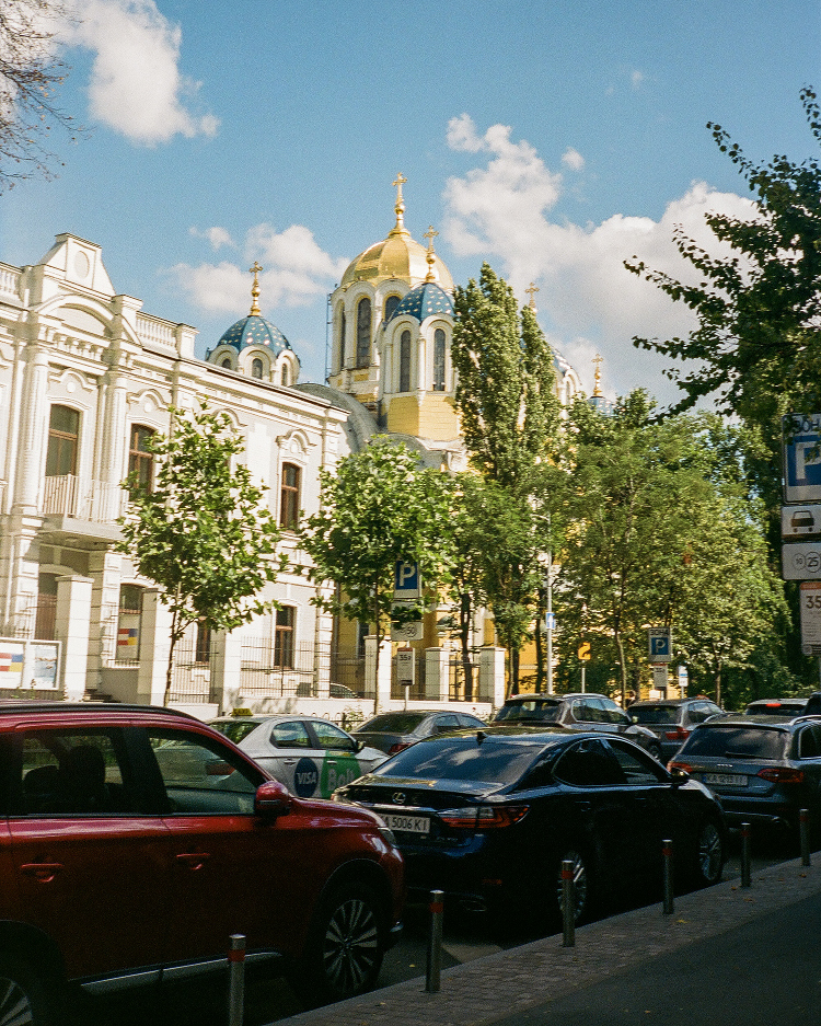 central streets of Kyiv