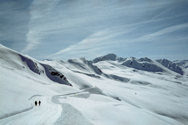 Davos winter hiking