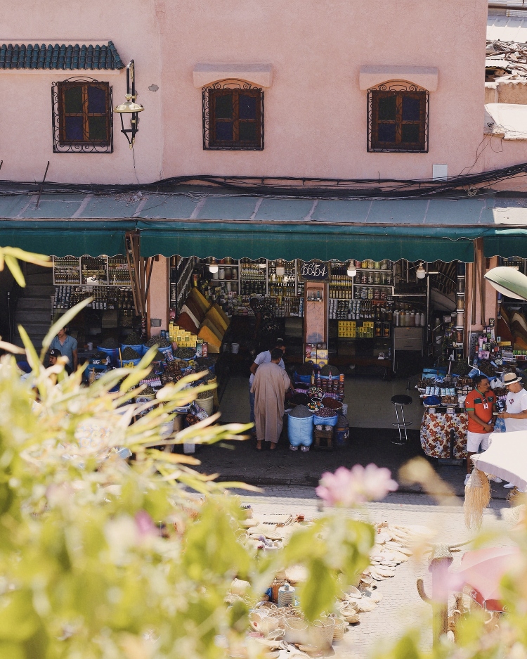 Marrakech Arab bazaar