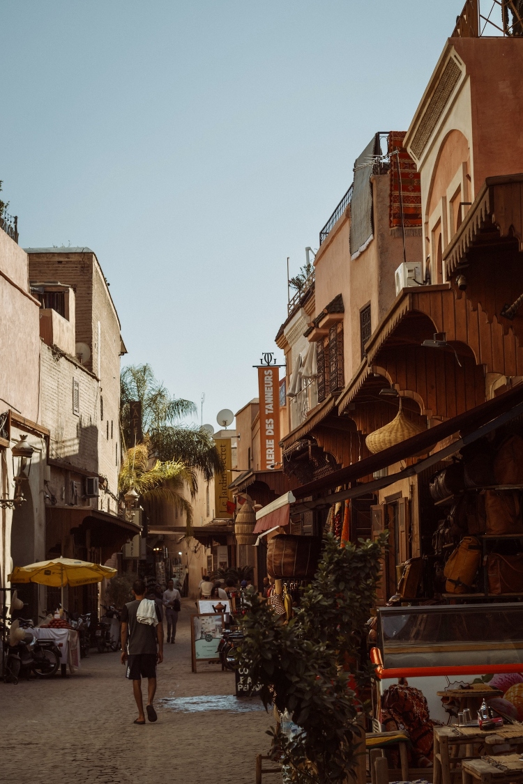 Marrakech medina streets