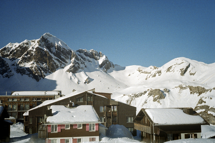 melchsee frutt alps winter