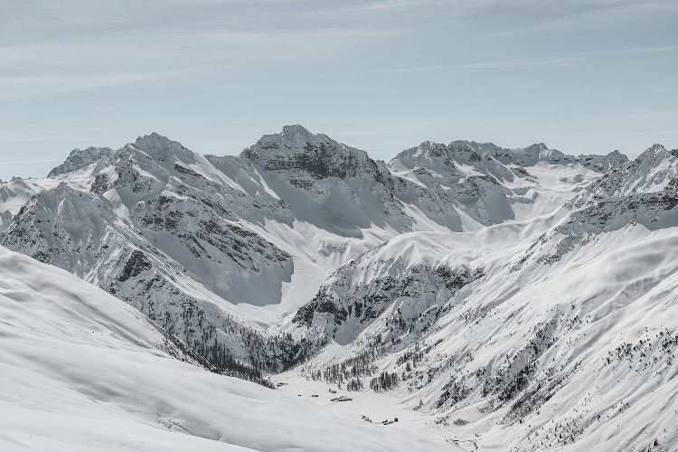 winter Switzerland view